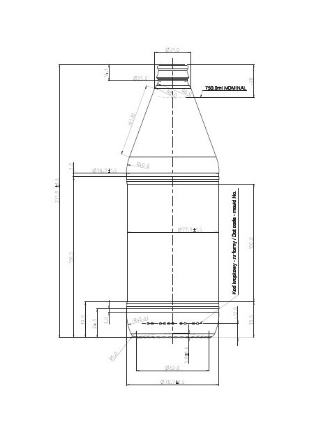 Butelka Ocet 750